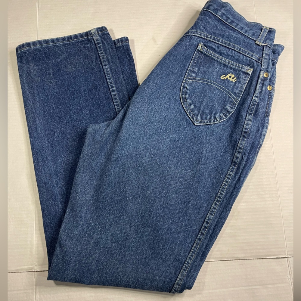 Vintage Chic Womens High Rose Jeans Western Equestrian‎ See Measurments For Size